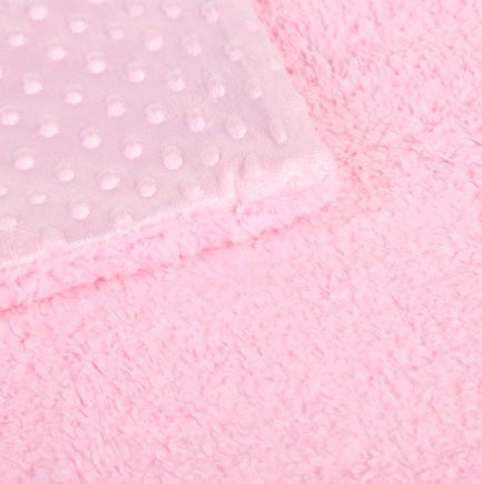 Manta de terciopelo con burbujas suaves para bebés