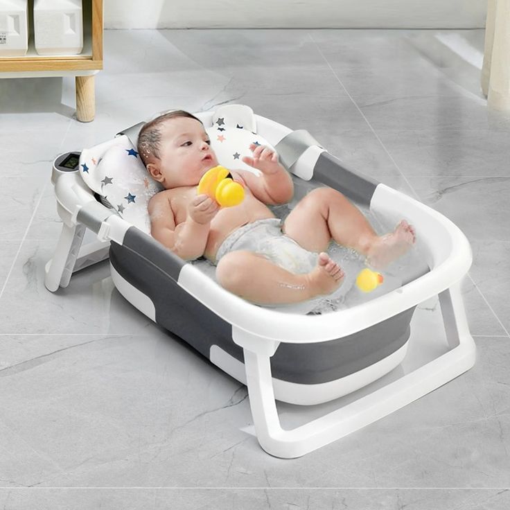 Bañera de bebé de última moda GRIS